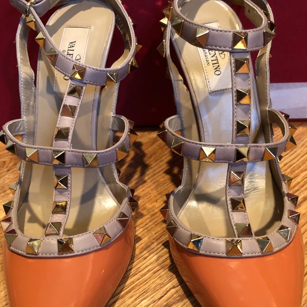 Valentino Rock Stud Patent  Pumps